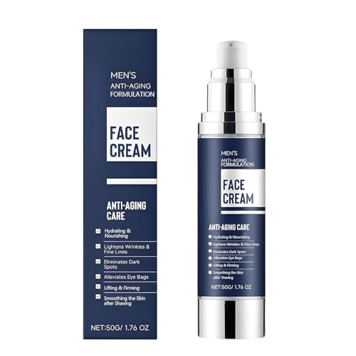 6-in-1-Feuchtigkeitscreme für das Gesicht von Männern, Anti-Aging-Gesichtscreme für Männer, Lifting- und Straffungscreme, reduziert Falten und feine Linien, entfernt dunkle Flecken (1PCS) von JIAOY