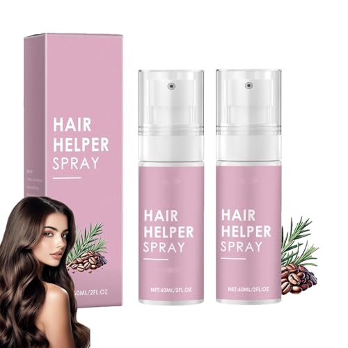 Hair Helper Spray – Haarwuchsserum, natürliche Reparatur von dünner werdendem Haar, Haarbehandlung für dickeres Haar, Öl für trockenes, strapaziertes Haar, Haarwuchsspray, haarstärkendes (2PCS) von JIAOY