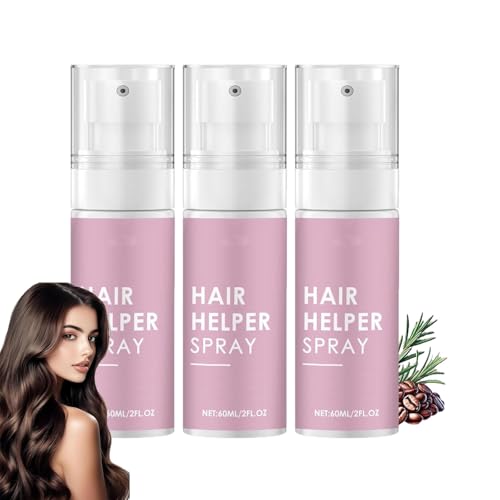 Hair Helper Spray – Haarwuchsserum, natürliche Reparatur von dünner werdendem Haar, Haarbehandlung für dickeres Haar, Öl für trockenes, strapaziertes Haar, Haarwuchsspray, haarstärkendes (3PCS) von JIAOY
