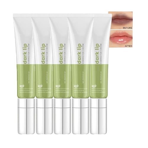 Mavellas Dark Lips Cream, Mavellas Dark Lip Corrector Cream, Lipfidence Lips Lightening für dunkle Lippen, L/ip Lightening Balm für dunkle Lippen, Feuchtigkeitscreme für sehr (5PCS) von JIAOY