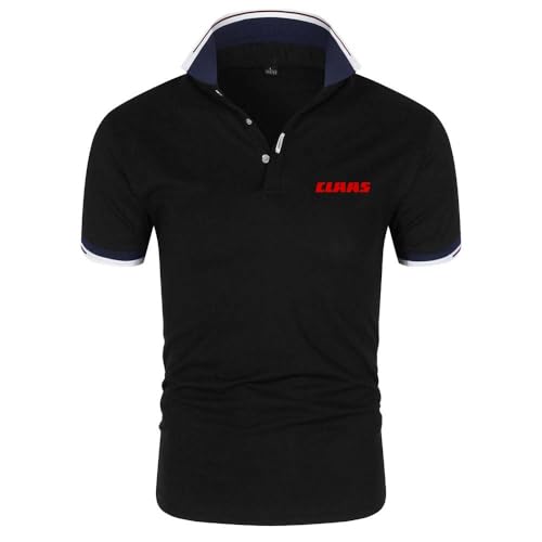 Poloshirt Herren Kurzarm Polohemd, CL_AAS T-Shirt Mit Knöpfen, Sommer, Lässiges Golf-Oberteil Mit Tasche Sport Shirt Outdoor Casual Leicht Atmungsaktiv Tops Black,M Poloshirt Herren Kurzarm Polohemd, CL_AAS T-Shirt Mit Knöpfen, Sommer, Lässiges Golf-Oberteil Mit Tasche Sport Shirt Outdoor Casual Leicht Atmungsaktiv Tops Black,M von JIAOYINZI