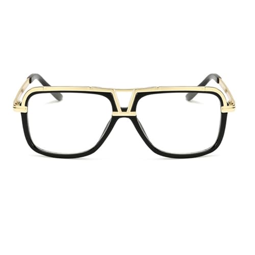 JIAXINGHAN Vintage Shades Sonnenbrille Damen Herren Quadratische Form Spiegel Mode Herren Sonnenbrille Damen Shades UV400 Brillen,C4,BH10249 JIAXINGHAN Vintage Shades Sonnenbrille Damen Herren Quadratische Form Spiegel Mode Herren Sonnenbrille Damen Shades UV400 Brillen,C4,BH10249 von JIAXINGHAN