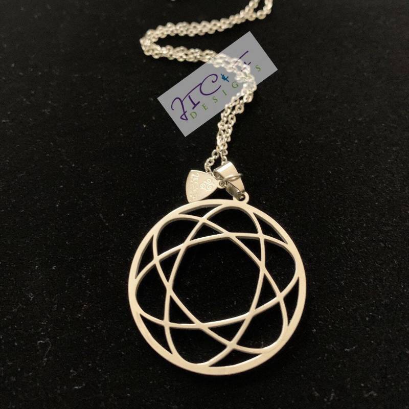 Runde Edelstahl Atom Halskette, Wissenschaft Halskette-Wissenschaftler Halskette-Chemie Halskette-Atom Schmuck-Wissenschaft Schmuck Runde Edelstahl Atom Halskette, Wissenschaft Halskette-Wissenschaftler Halskette-Chemie Halskette-Atom Schmuck-Wissenschaft Schmuck von JICFDesigns