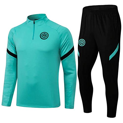 YASHANG Paris Jersey Trainingsanzug Langarm Jacke Frühling und Herbst Jacke Fußball Uniform Benutzerdefinierte PSG Männer Frauen(s-Small,Grün) von JIEAGY