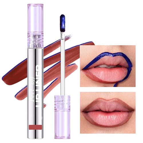 JIEBWCHA Peel Off Lippenstift Stift - matter Peel-Off Make-up Lipgloss,Langhaftende Makeup Lippenstifte für Reisen Alltag Fotografie Arbeit Pendeln Dating Party Weihnachtsfeiertage,Frauen Mädchen von JIEBWCHA