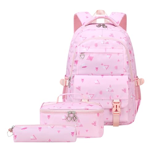Schulrucksack Teenager Mädchen Schultasche Uni Studenten Rucksack Jugendliche Schul Rucksäcke Schule Teenager Mädchen Schultaschen Groß Backpack School Schulrucksäcke Volksschule Schultasche Mädch von JIEDOUKEJI