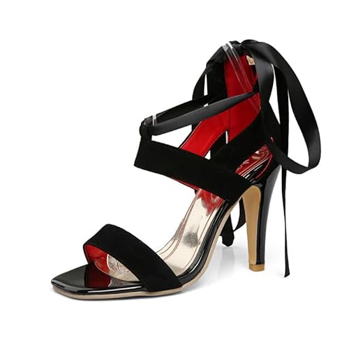 Damen Sandalen Peep Toe Stiletto High Heel Lace-Up Mode Damen Pumps Plus Größe za22-11 Damen Sandalen Peep Toe Stiletto High Heel Lace-Up Mode Damen Pumps Plus Größe za22-11 von JIEEME
