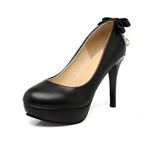 Damenmode Round Toe Stiletto High Heels Abendparty Damen Pumps Z7310-41 von JIEEME