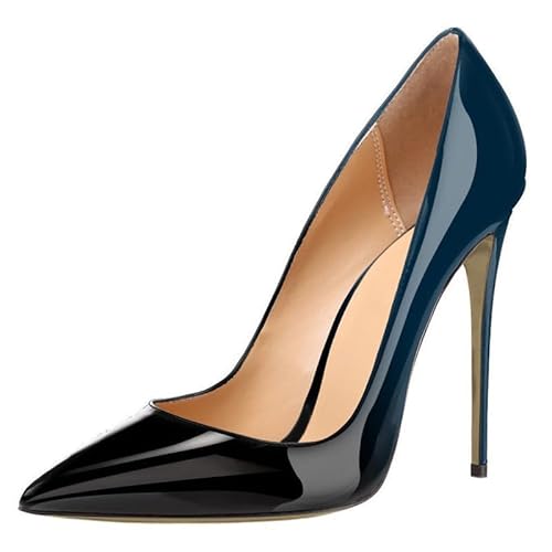 Damenmode Spitzzehe Stiletto Super High Heels Party Damen Pumps ZA9771 von JIEEME