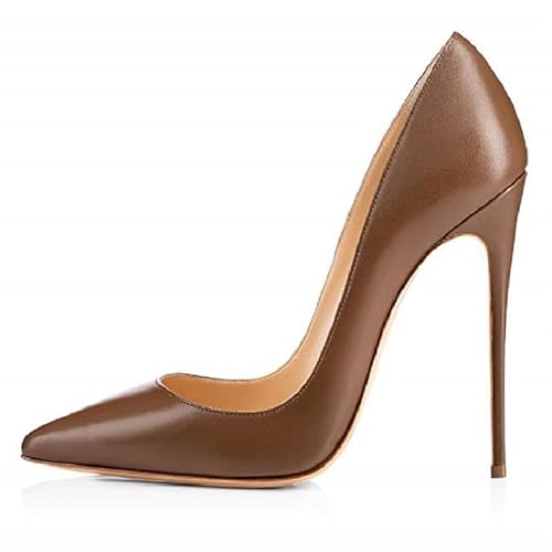 Damenmode Spitzzehe Stiletto Super High Heels Party Damen Pumps ZA9771 von JIEEME