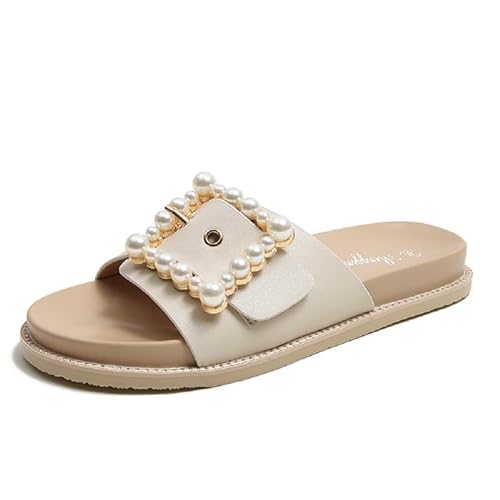 JIEEME Damen Slipper Peeptoe flach mit 3 cm Schlupf Kristallen Damenschuhe za61 JIEEME Damen Slipper Peeptoe flach mit 3 cm Schlupf Kristallen Damenschuhe za61 von JIEEME