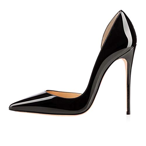 Patent Leather Women's sexy Pointed Toe Stiletto Lining with Microfiber super high Heel Comfortable Evening Party Pumps with Women Za664s Patent Leather Women's sexy Pointed Toe Stiletto Lining with Microfiber super high Heel Comfortable Evening Party Pumps with Women Za664s von JIEEME