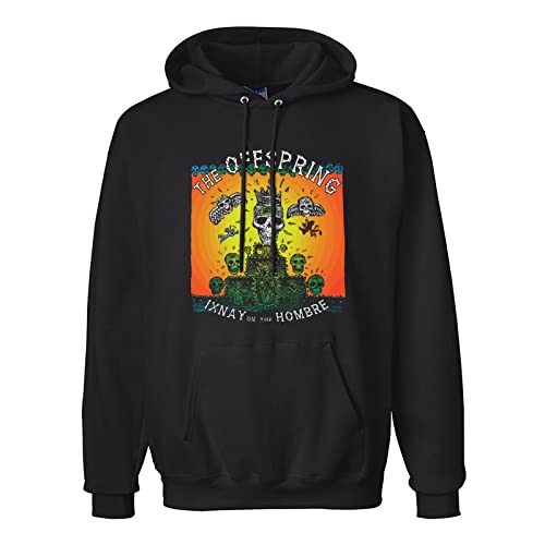 JIEERYIN The Offspring Ixnay On The Hombre Hoodies Hoody Sweatshirts Black XL von JIEERYIN
