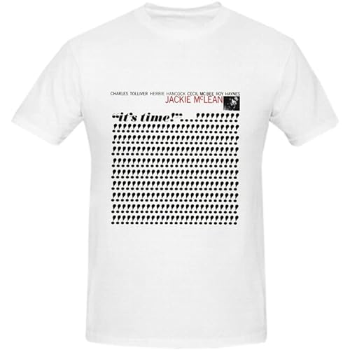 Jackie Mclean Its Time Graphic T Shirts for Men Crew Neck T-Shirt White XXL Jackie Mclean Its Time Graphic T Shirts for Men Crew Neck T-Shirt White XXL von JIEERYIN