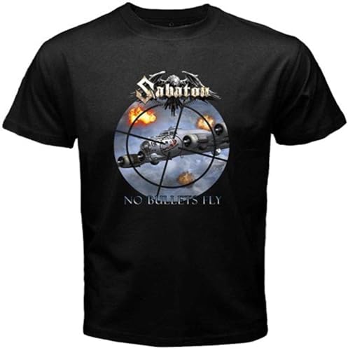 Sabaton No Bullets Fly Album Cover Logo Men's Black T-Shirt Size S-3Xl Men T-Shirt Sabaton No Bullets Fly Album Cover Logo Men's Black T-Shirt Size S-3Xl Men T-Shirt von JIEKXAONF
