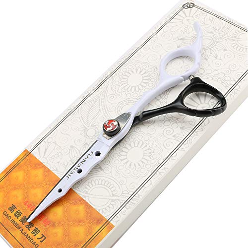 JEISENYU Professionelle Friseurschere, 6 Zoll, Friseurschere, Effilierscheren-Set mit Etui für Damen und Herren von JIESENYU