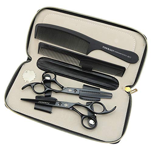 JIESENYU 6 Zoll Rostfreie Professionelle Haarschere, Friseurschere, Perfekter Effilierschere und Präziser Haarschneideschere Haarschnitt für Damen/Herren/Kinder/Salon Friseur JIESENYU 6 Zoll Rostfreie Professionelle Haarschere, Friseurschere, Perfekter Effilierschere und Präziser Haarschneideschere Haarschnitt für Damen/Herren/Kinder/Salon Friseur von JIESENYU