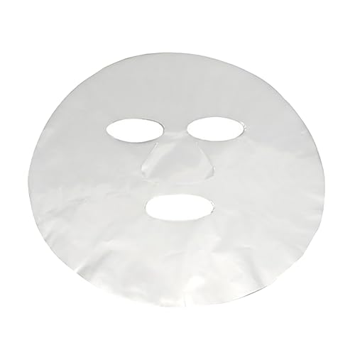 200 Blatt Clear Plastic Face Mask Facial Sheet Masks Transparent Skincare Face Masks Spa Face Moisture Masks for Women Men von JIHUOO