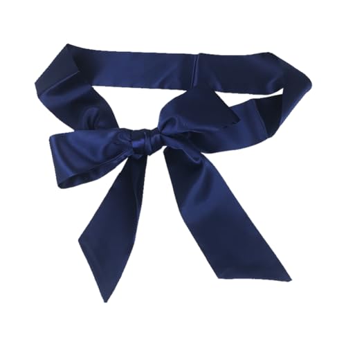 JIHUOO Kleid Band Gürtel Schärpe Einfache Hochzeit Kleid Gürtel Taille Band Schärpe Besondere Anlässe Party Kleid Gürtel, blau, 180 x 5 cm (L x W) von JIHUOO