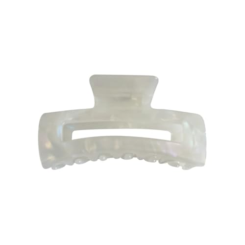 Rechteckige Haarklammern, ästhetische Haarklammern, große Acetat-Haarspangen, Acryl, rutschfeste Haarspangen, starker Halt, Pferdeschwanz-Clips, Haarschmuck für Damen, Weiß Rechteckige Haarklammern, ästhetische Haarklammern, große Acetat-Haarspangen, Acryl, rutschfeste Haarspangen, starker Halt, Pferdeschwanz-Clips, Haarschmuck für Damen, Weiß von JIHUOO