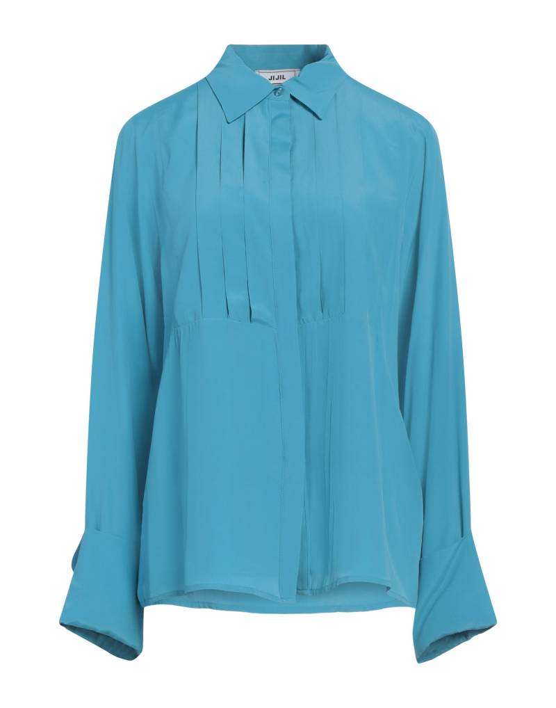 JIJIL Hemd Damen Azurblau von JIJIL