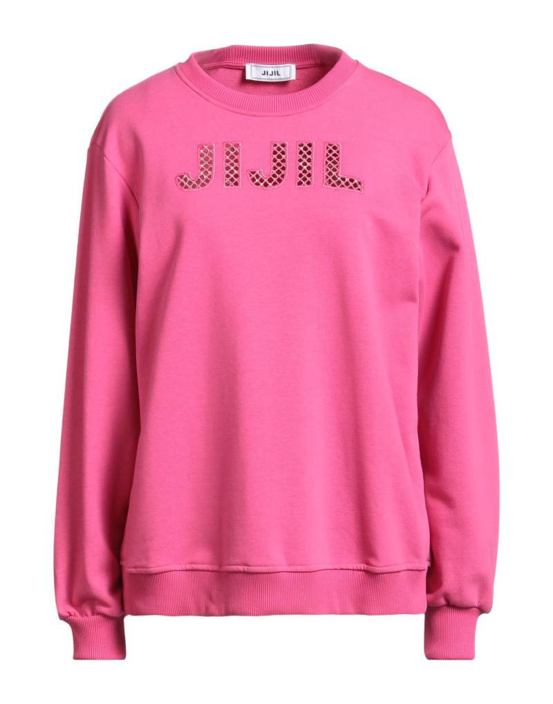 JIJIL Sweatshirt Damen Fuchsia von JIJIL