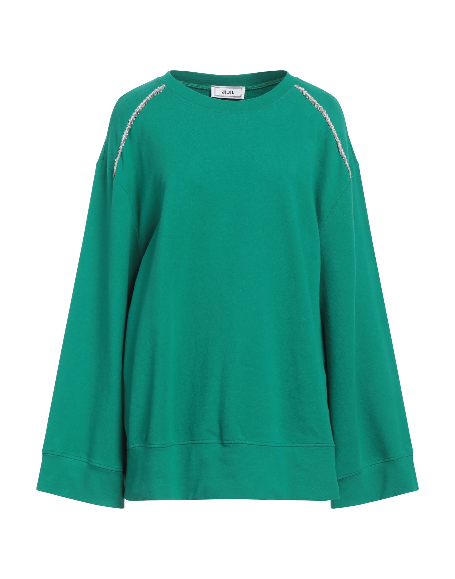 JIJIL Sweatshirt Damen Smaragdgrün JIJIL Sweatshirt Damen Smaragdgrün von JIJIL