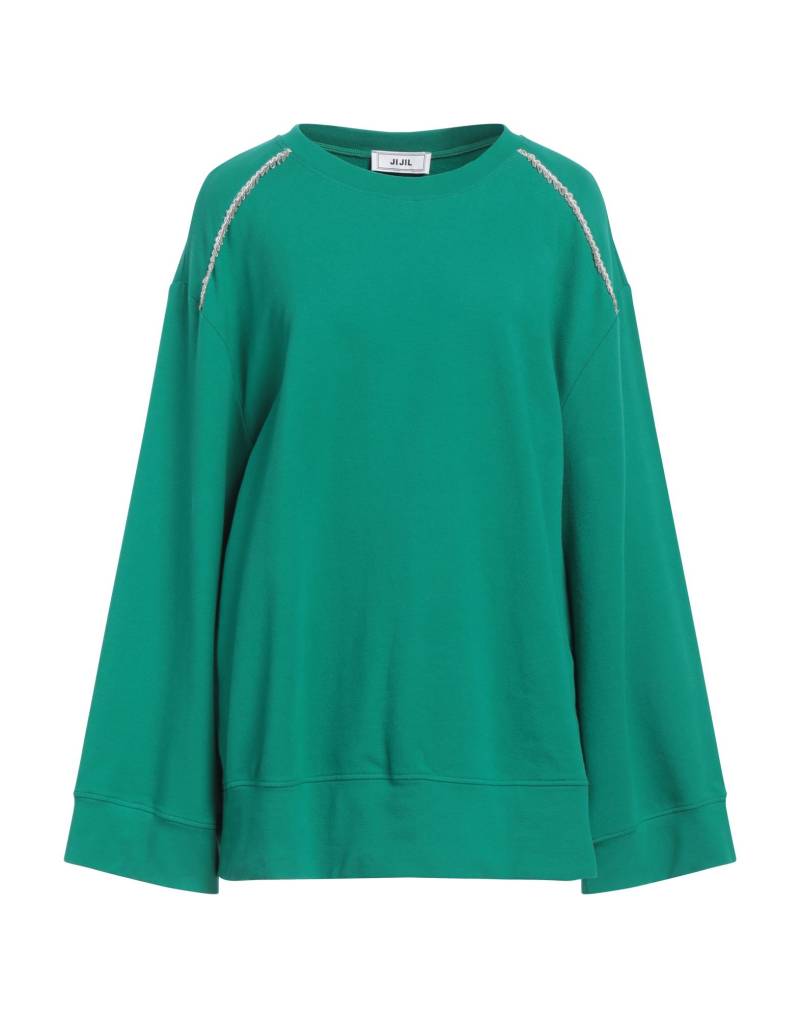JIJIL Sweatshirt Damen Smaragdgrün von JIJIL