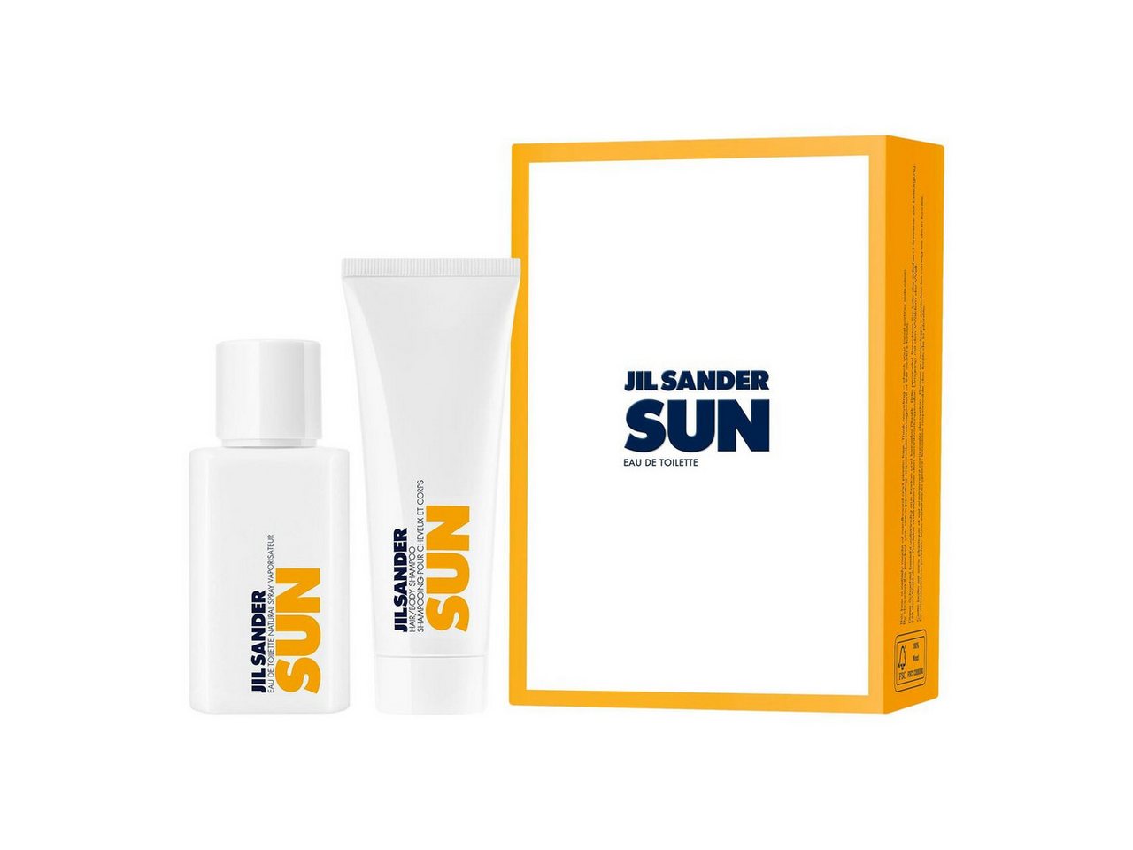 JIL SANDER Duft-Set Sun Set E.d.T. Nat. Spray 75 ml + Shower Gel 75 ml, Damenduft von JIL SANDER