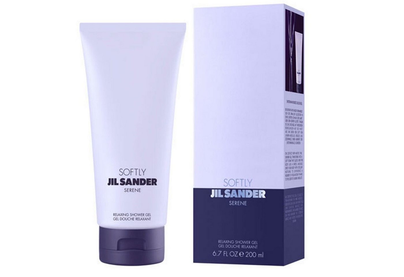 JIL SANDER Duschgel Serene" Duschgel 200ml Showergel Körperpflege Dusch gel, 1-tlg., langanhaltende Frische Frauenduft Schutz vor Körpergeruch" von JIL SANDER