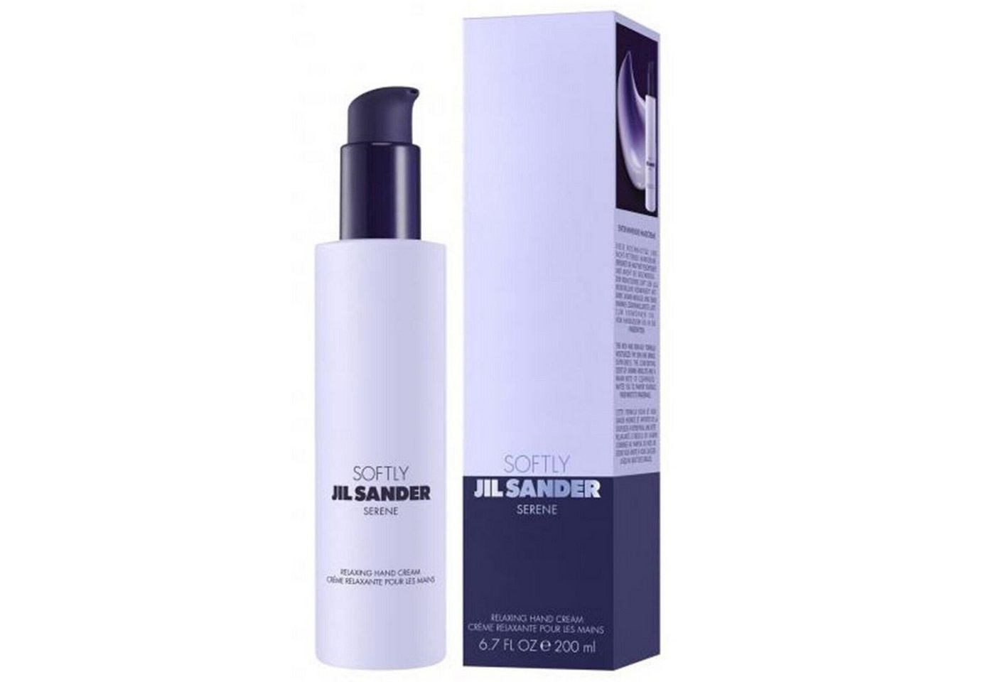 JIL SANDER Handcreme Serene" Handcreme 200ml Creme nicht fettend Kosmetik Beauty Pflege Pflegecreme Tiefenpflege zieht schnell ein, 1-tlg., für trockene Hände Feuchtigkeitscreme Feuchtigkeitspender" von JIL SANDER