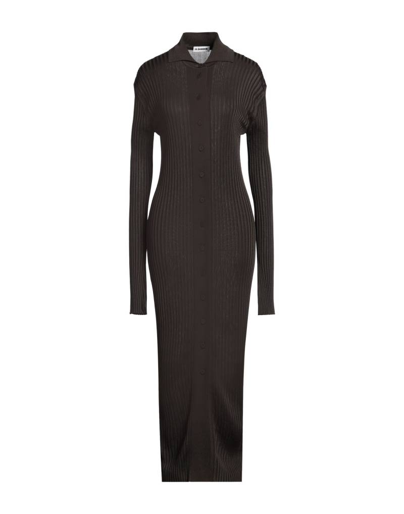JIL SANDER Maxi-kleid Damen Dunkelbraun von JIL SANDER