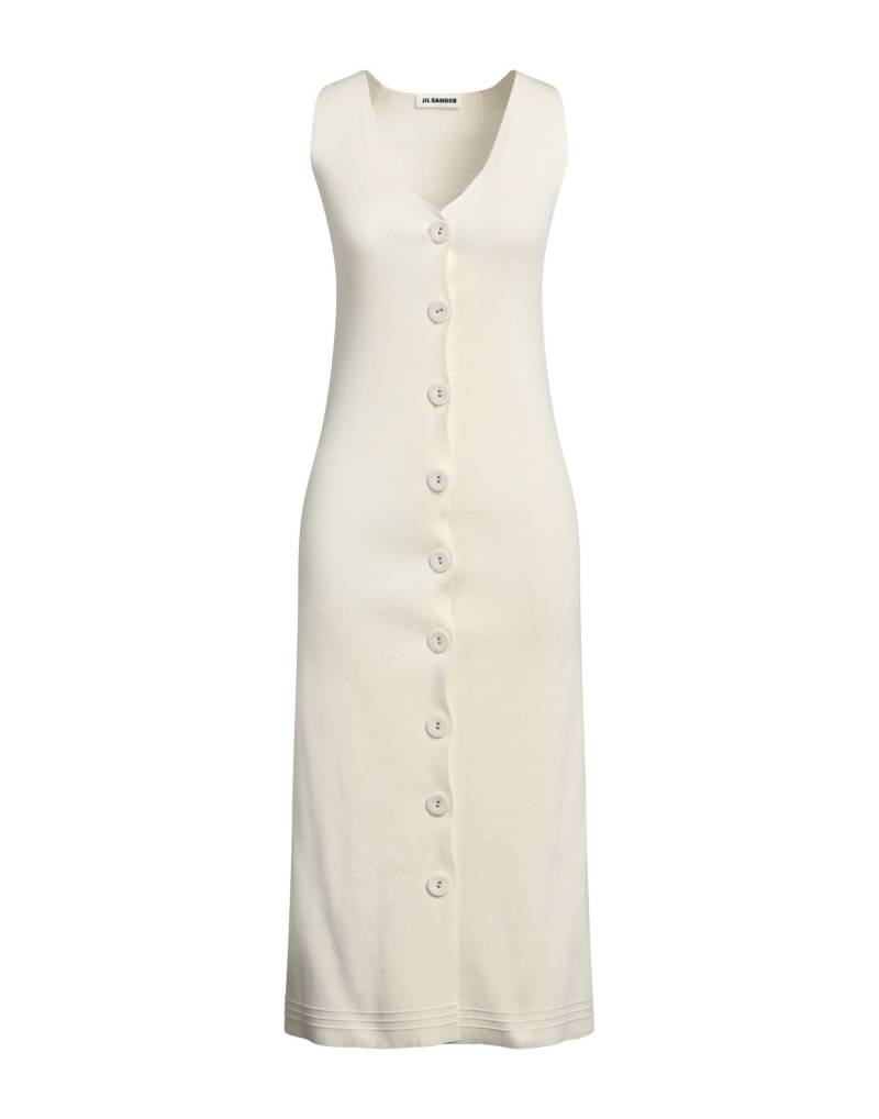 JIL SANDER Midi-kleid Damen Cremeweiß von JIL SANDER