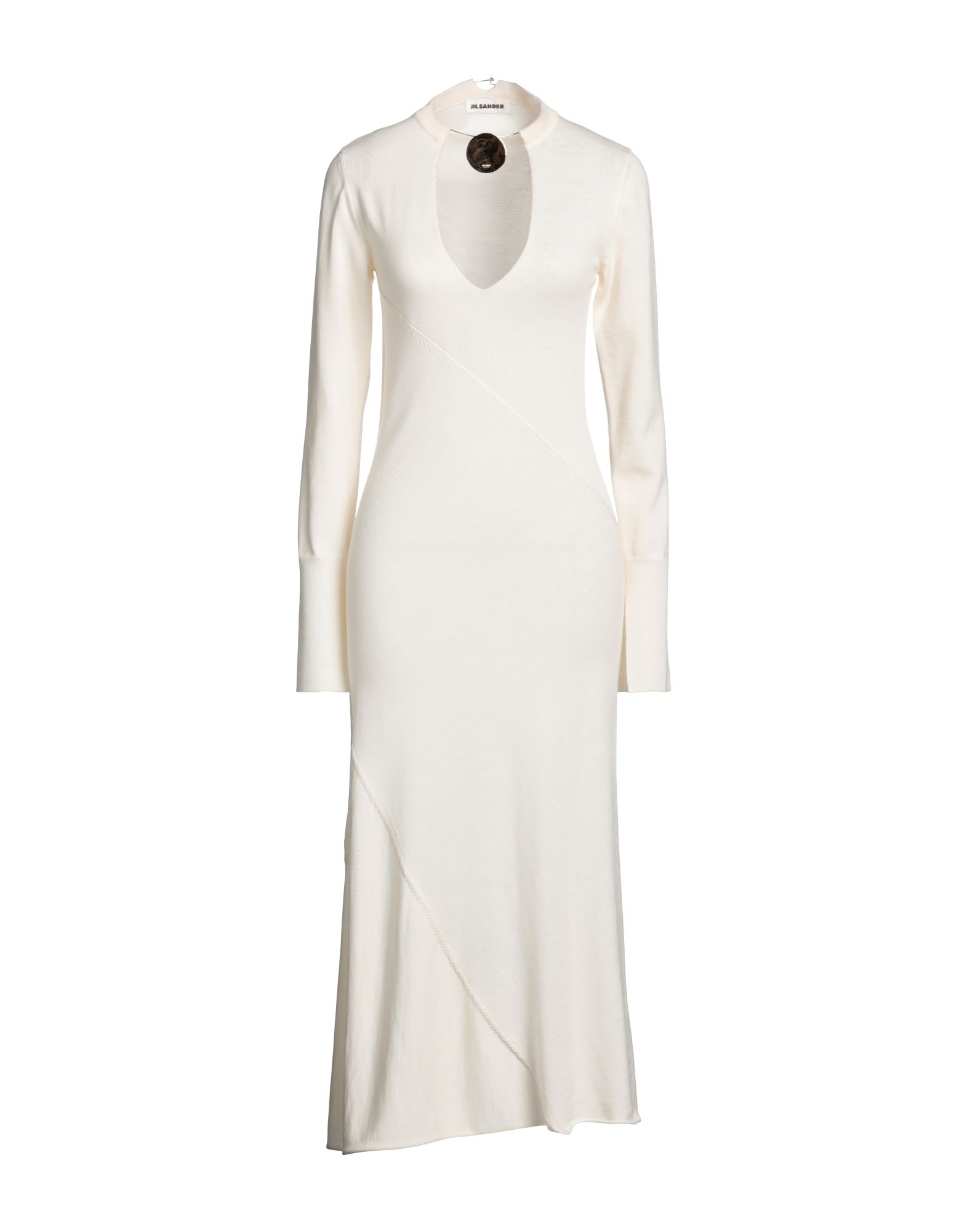 JIL SANDER Midi-kleid Damen Elfenbein von JIL SANDER