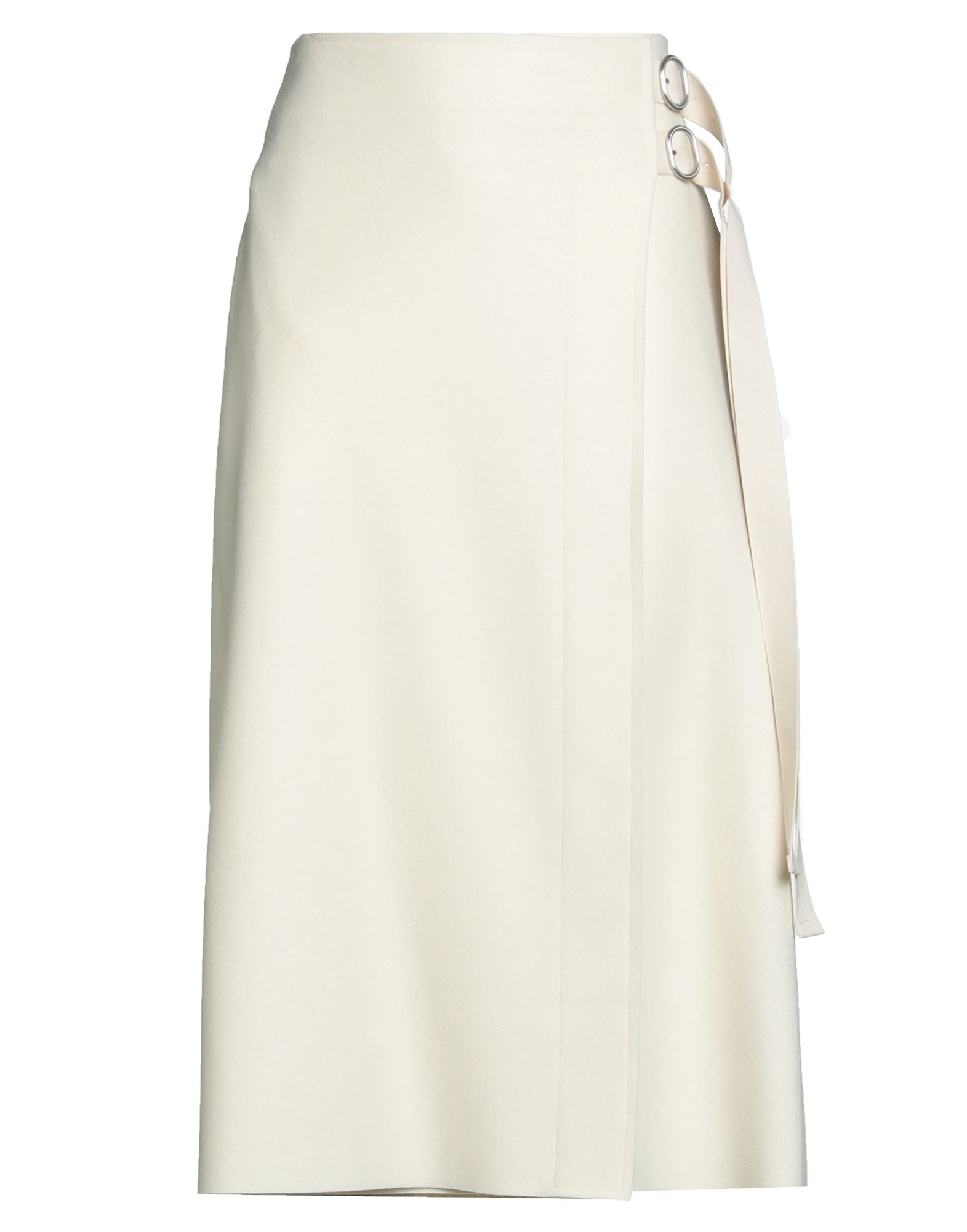 JIL SANDER Midi-rock Damen Cremeweiß JIL SANDER Midi-rock Damen Cremeweiß von JIL SANDER