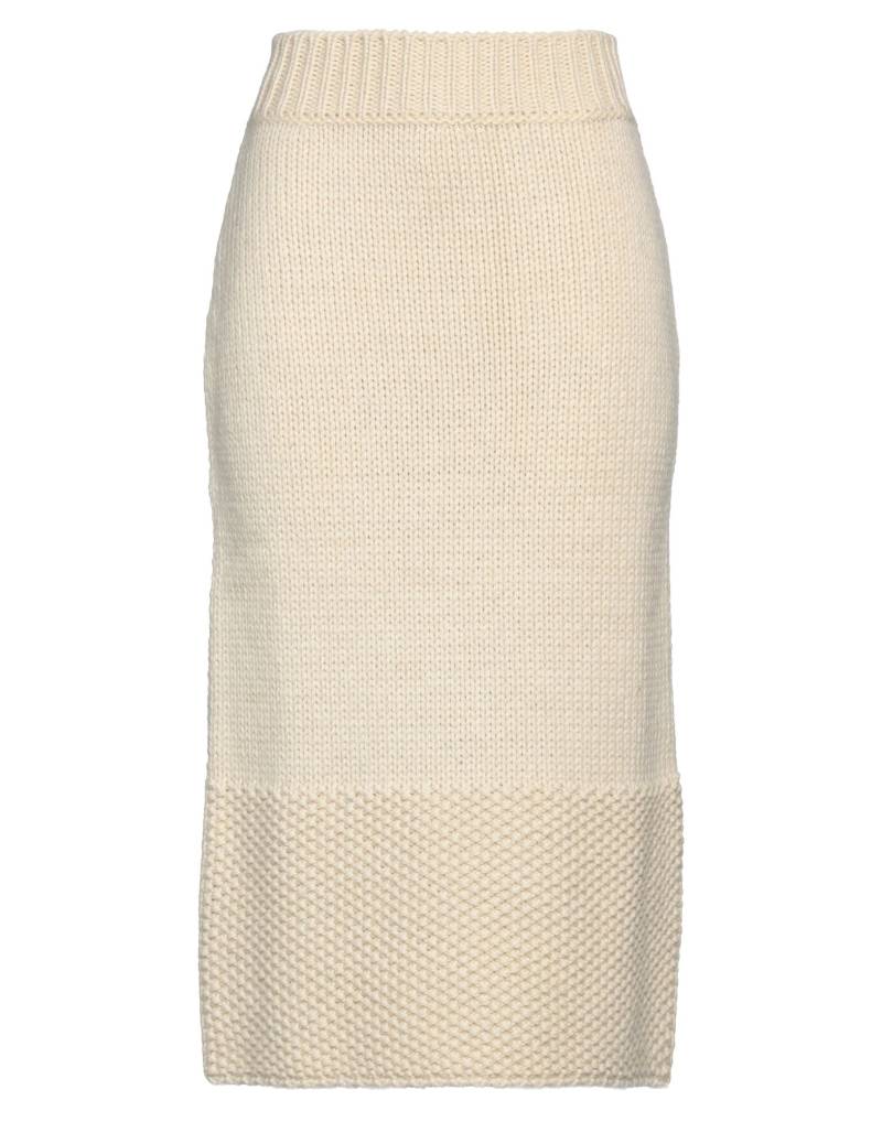 JIL SANDER Midi-rock Damen Cremeweiß JIL SANDER Midi-rock Damen Cremeweiß von JIL SANDER