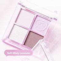 JILL LEEN - Mini 4 Shades Eyeshadow Palette - Soft Misty Lavender #03 von JILL LEEN