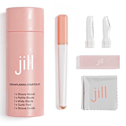 Jill Gesichtsrasierer für Frauen - Dermaplaning Rasierer für Frauen Gesicht und Augenbraue, ideal zum Formen und Entfernen unerwünschter Haare - Peeling-Dermaplaning-Werkzeug - Austauschbares von JILL
