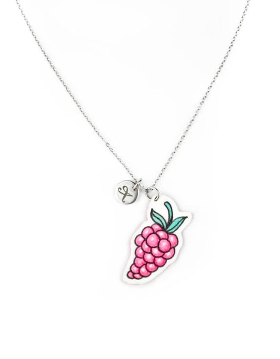 Halskette Beere Pink Halskette Beere Pink von JILLAAtelier