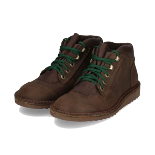 JIM GREEN Afrikanische Ranger-Stiefel für Herren, Schnürschuh, wasserabweisend, Vollnarbenleder, Arbeits- oder Wanderstiefel (Houston Brown, US-Schuhgrößensystem, Erwachsene, Herren, numerisch, Größe von JIM GREEN