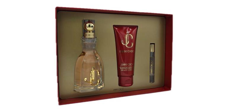 JIMMY CHOO Eau de Parfum I Want Choo 100 ml Eau De Parfum & 7,5 ml EDP & Bodylotion 100 ml SET von JIMMY CHOO