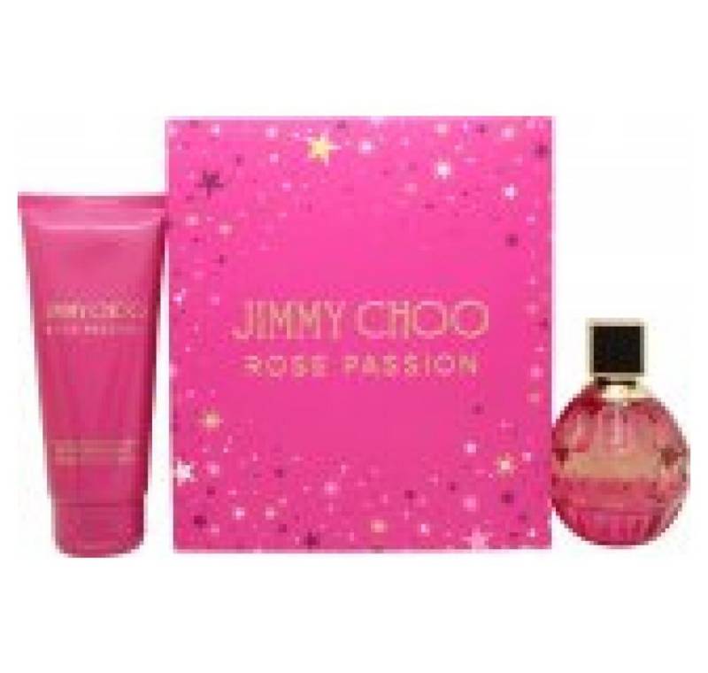 JIMMY CHOO Eau de Parfum Rose Passion Gift Set 60ml EDP + 100ml Body Lotion von JIMMY CHOO