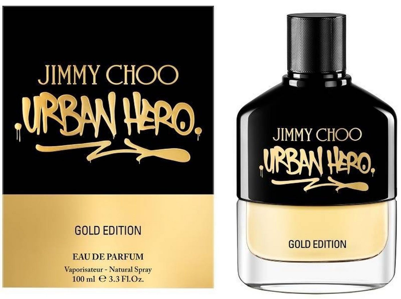 JIMMY CHOO Eau de Parfum Urban Hero Gold Edition Männer EDP Spray, JIMMY CHOO, Herrenparfüm, Glasflakon, Herrenduft von JIMMY CHOO