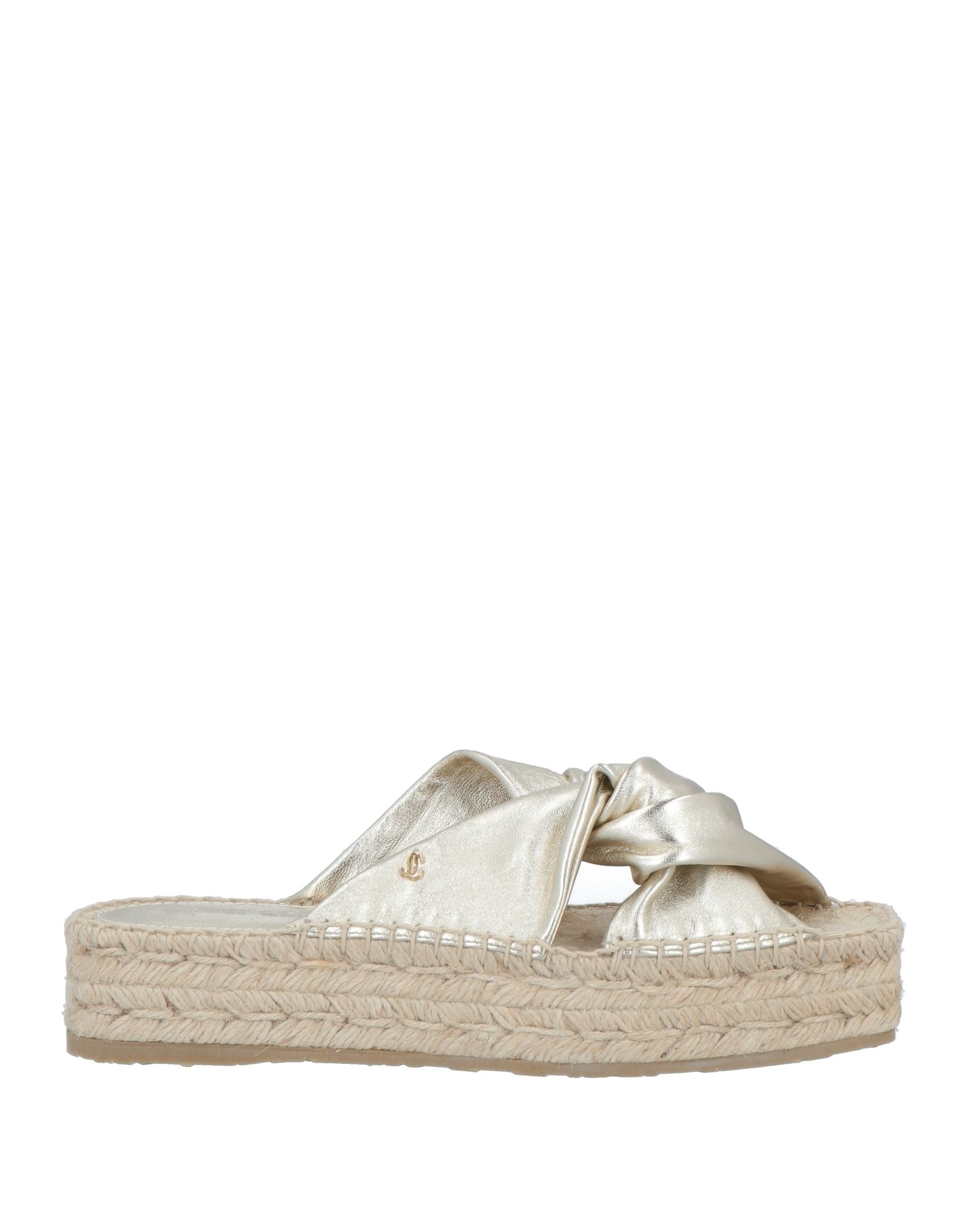 JIMMY CHOO Espadrilles Damen Platin von JIMMY CHOO