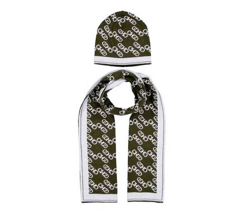 JIMMY CHOO Mütze & Schal Jimmy Choo Mütze/Schal, Jimmy Choo Beanie Hüte und Schal 2er Set. (Mütze/Schal Set) in niedlichen Design von JIMMY CHOO