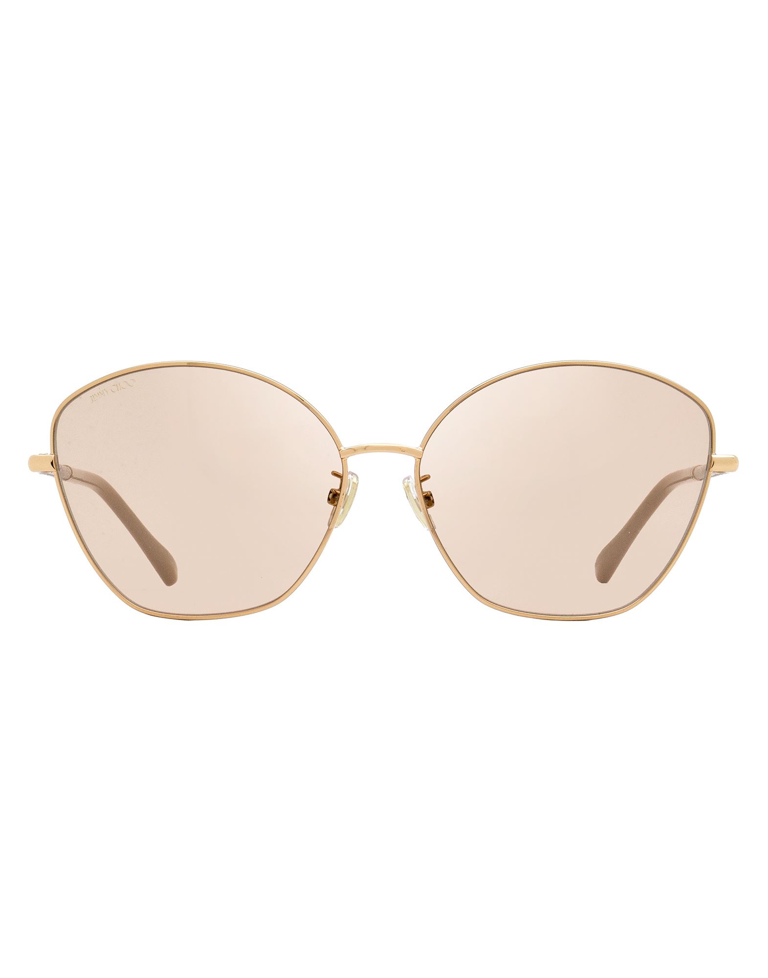 JIMMY CHOO Sonnenbrille Damen Gold von JIMMY CHOO