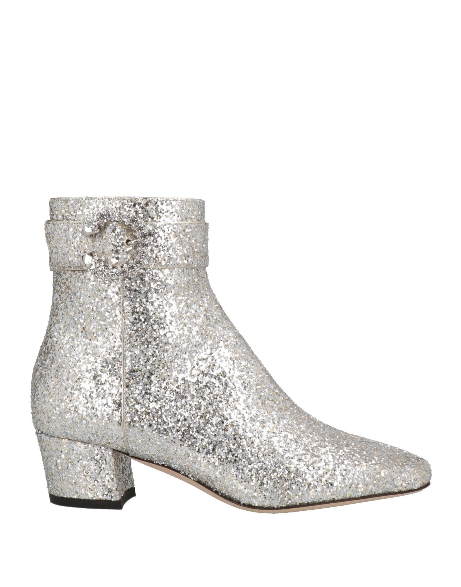 JIMMY CHOO Stiefelette Damen Silber von JIMMY CHOO