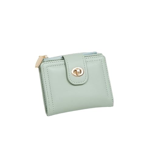 JINBIXIANGDJKS Brieftasche Kurze Einfarbig Einfache Student Multifunktionale Mode Brieftasche(Green) von JINBIXIANGDJKS
