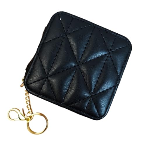 JINBIXIANGDJKS Diamant-Münzgeldbörse, Tragbarer Make-up-Kartenhalter(Black) von JINBIXIANGDJKS