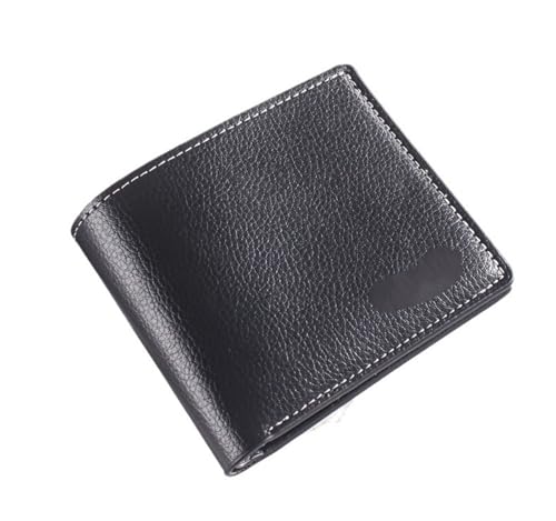 JINBIXIANGDJKS Einfache Kurze High-End-Geldbörse Stilvolle Einfache Brieftasche(Black) von JINBIXIANGDJKS
